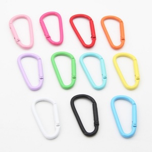 Với Giảm Giá Lớn Đồ Trang Sức Phụ Kiện D Shape Mini Nhôm Carabiner Mini Carabiner D Ring Carabiner Khóa D Ring - Product Image 1