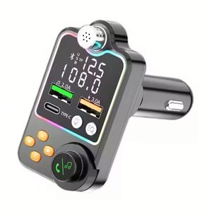 FM Transmitter PD Type C USB Q15 Car Charger Dual USB Car Mp3 Player Charger Kit Cigarette <b>Lighting</b> Receiver Adapter - Product Image 1