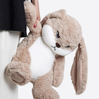 Peluche Lapin Dodo Populaire sur Internet, Jouet Confortable en Forme de Lapin, Cadeau Rembourré en Coton PP pour Filles