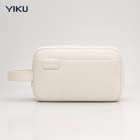 Tas Clutch Pria Custom YIKU, Dompet Kulit PU, Pouch Organizer Bisnis, Produsen OEM ODM, Supplier Label Pribadi