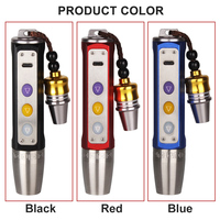 Lampe torche UV pour l'identification du jade, 365 nm 395 nm, 1000 lumens, rechargeable par USB, 3 LED, inspection de bijoux, détecteur de pierres précieuses