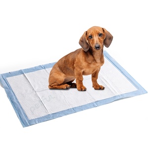 Coussinets absorbants jetables pour <span class=keywords><strong>chien</strong></span> à absorption instantanée, épais, 6 couches, avec SAP 3g, pour défécation, bleus, vente en gros - Product Image 1
