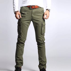 Pantalon cargo multi-poches de voyage et de randonnée OEM pour hommes, avec fermeture éclair amovible - Product Image 2