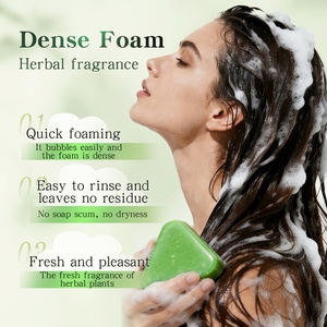 Fabricant en gros de produits capillaires : Barre de shampoing solide Augeas douce aux extraits végétaux, contrôle du sébum, nettoyage en profondeur, effet volumisant, en stock - Product Image 5