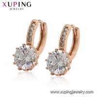 Boucles d'oreilles creuses Xuping 96848, bijoux fantaisie à crochet pour femmes