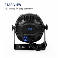 Projecteur PAR LED COB 100W 200W CRI Ra90 3200K-5600K CCT avec volets, DMX512 4 canaux, IP20, sans scintillement, dimmable, 9000 Lumens, éclairage de scène