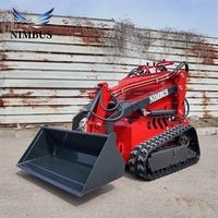 NIMBUS Skid Steer Loader Mudah Dioperasikan Penggerak Empat Roda Cocok untuk Berbagai Skenario Kerja Penanganan Pelabuhan Skid Steer Loader