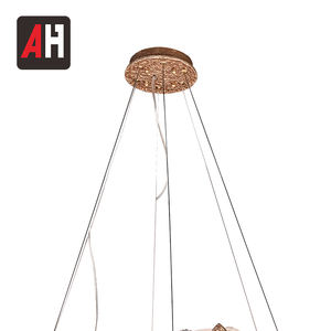 Уникальная подвесная декоративная медная Хрустальная большая светодиодная люстра - Product Image 3