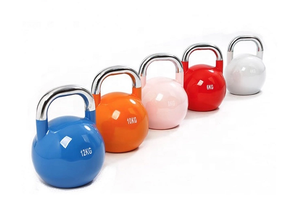 Ensemble Kettlebells de compétition en acier de haute qualité 8kg <span class=keywords><strong>10kg</strong></span> 12kg 14kg 16kg 20kg 24kg 28kg 32kg 36kg 40kg 44kg 48kgs avec logo personnalisé - Product Image 6