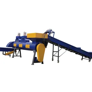 Hot Sale PET hot Wash Line All waste bottles recycling machinery plastic washing line plant