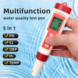<span class=keywords><strong>Testeur</strong></span> de qualité de l'eau numérique 5 en 1 H2/CL/TMP/ORP/PH, compteur de <span class=keywords><strong>chlore</strong></span> avec rétro-éclairage pour piscines, aquariums, détecteur de qualité de l'eau - Product Image 6