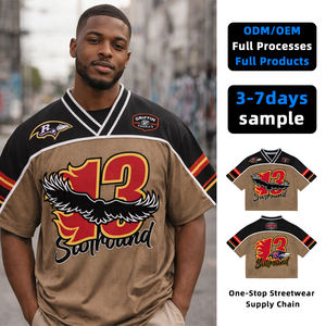 <b>Top</b> Ranking Men's Casual Hip Hop T-shirts Spandex/Polyester Knitted 200g Digital Printing Quick Dry OEM Service Custom <b>Patchwork</b> - Product Image 1