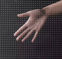 Fournisseur OEM Haute Transparence Adhésif Led Affichage P40 P30 P20 P16 240*1000mm Fenêtre En Verre Mur Vidéo Led Écran Flexible