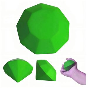 Wholesale <b>Cheap</b> Custom Logo Printed PU <b>Foam</b> Diamond Shape Stress Ball Promotional Toy - Product Image 3