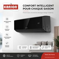 Climatiseur mural réversible à onduleur R32 9000 12000 18000 24000 BTU certifié CE OEM pour camping-car et voiture