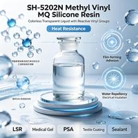 Résine vinyle MQ SH-5202N, additif silicone haute isolation résistant au vieillissement UV pour adhésifs PSA, revêtements, mastics et adhésifs de scellement