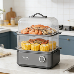 Vente en gros usine – Nouveau Cuiseur <span class=keywords><strong>Vapeur</strong></span> Électrique Mini pour Œufs, Tendance 2026, Arrêt Automatique, Multifonctionnel, Cuisson Rapide - Product Image 1