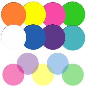 Bán buôn văn phòng phẩm màu hình tròn ghi chú dán trong suốt Đăng nó Memo notepad Sticker Văn Phòng TrườNg tin nhắn - Product Image 2