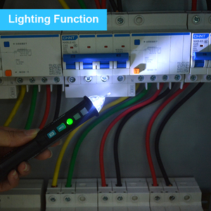 Mestek caneta de segurança, tipo caneta de teste de voltagem ac sem contato com alta precisão ac10 testador detector de tensão - Product Image 5