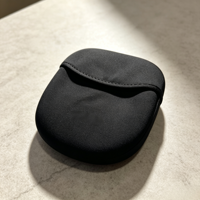 Étui personnalisé en EVA noir pour casque audio, 2-3 compartiments, fermeture éclair, coque rigide durable anti-poussière, housse en tissu, rangement portable pour