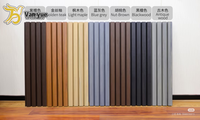 Vente Flash : Panneau Mural WPC Moderne Ignifuge pour Extérieur, Revêtement Gris 219*26mm en PE, Facile à Installer pour Maisons Extérieures