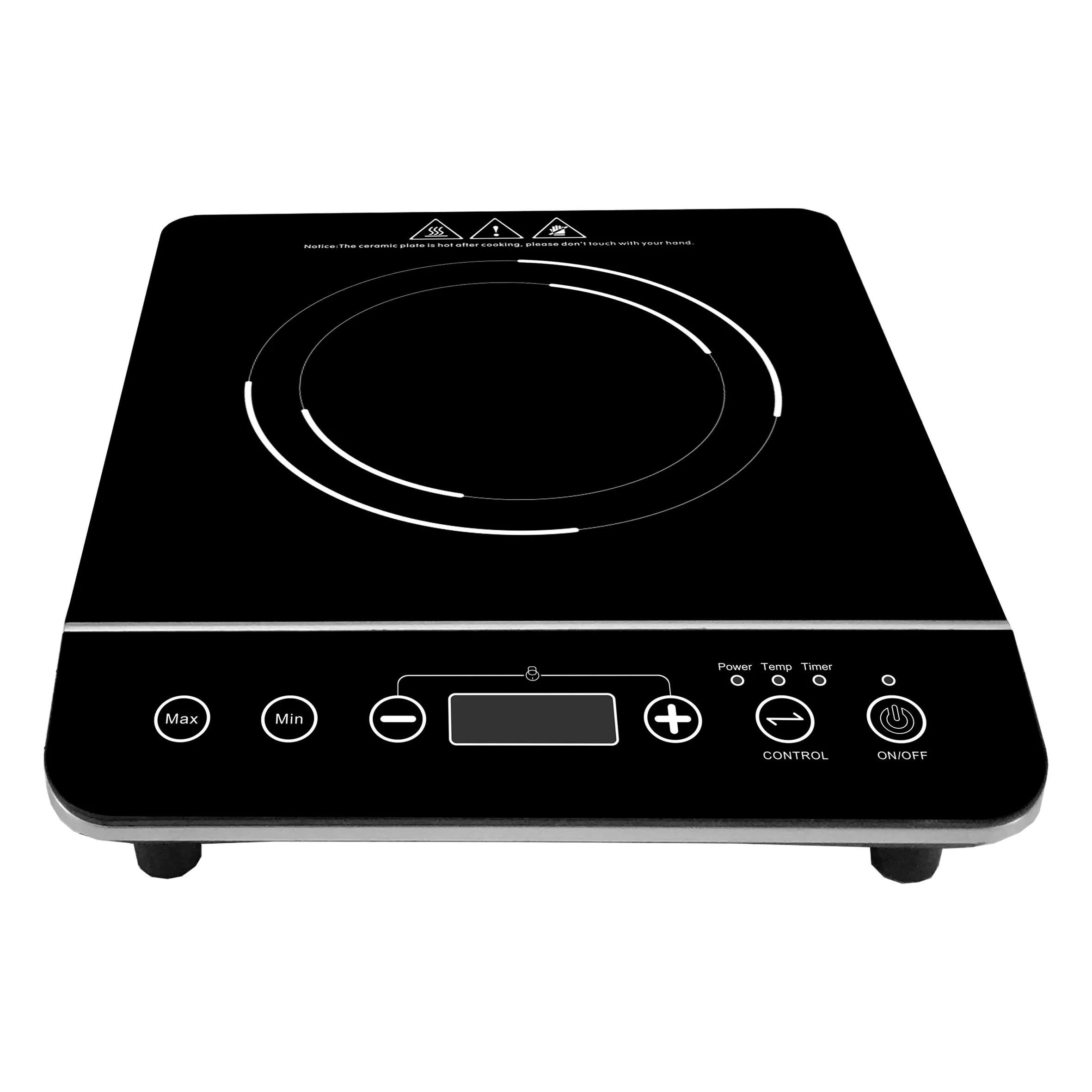 Victro Ceramic Glass 10 Level 200W-2000W Heat Temp IH Cooker Portable Cooker Induction Cooktop Etl