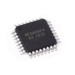 Microcontrolador ATmega IC de 8 bits, 20MHz, 8KB (4K X 16) FLASH, 32-TQFP (7x7), ATMEGA88PA-AU - Product Image 1