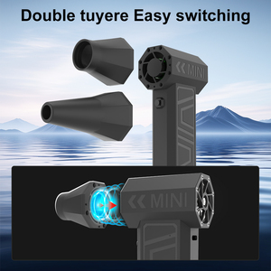 Nhỏ gọn máy bay phản lực túi mini fan-không dây + không khí Khăn lau bụi & Turbo máy bay phản lực vui vẻ cho Máy tính để bàn, bảng và bạo lực Fan - Product Image 6