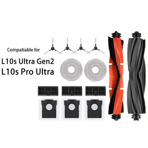 Repuestos Compatibles para Aspiradora Robótica Dreame L10s Ultra Gen2 L10s Pro Ultra: Bolsa para Polvo, Cepillo Principal, Cepillo Lateral, Filtro HEPA, Mopa - Product Image 1
