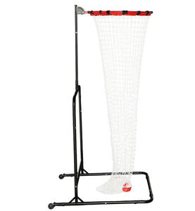 Rete da allenamento per pallavolo, attrezzatura per l'allenamento del setter, altezza e angolazione regolabili, base robusta in acciaio per uso interno ed esterno. - Product Image 3