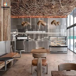 การออกแบบร้านกาแฟสไตล์มินิมอลแบบเรียบง่ายและบริการติดตั้งแบบครบวงจร |   อุปกรณ์ตกแต่งร้านค้าครบวงจร เคาน์เตอร์สั่งทำ ชั้นวางสินค้า และอุปกรณ์จัดแสดงกาแฟ - Product Image 1