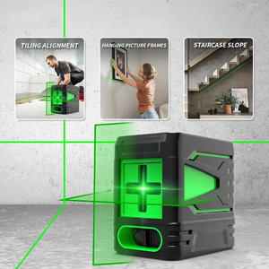 Mini Proyector Láser Portátil 360° Verde, Nivel Láser Autonivelante 3D con Funciones de Autonivelación 3D de 2 Líneas - Product Image 2