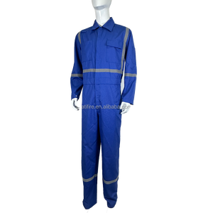 Uniformes de Trabajo de Soldadura Ignífugos de Manga Larga Reflectantes de Seguridad FR NOMEX para Construcción, Petróleo, Electricidad y Servicios Públicos - Product Image 6