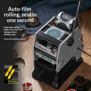 Machine à sceller manuelle à film pour boissons, lait de soja, thé au lait en gobelet haut, usage commercial, modèle Orange Rice Mini9S - Product Image 3