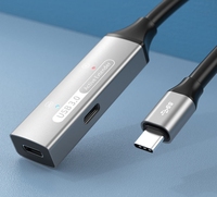 Câble d'extension USB 3.0 Type C à charge rapide 3A 5A, mâle C vers femelle C, câble de connexion pour ordinateur avec amplificateur de signal