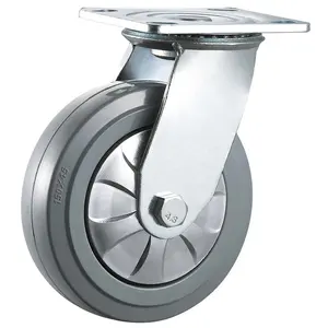S-S Rubber Rigid/ Swivel Tread TPR Caster Wheel High Capacity Series