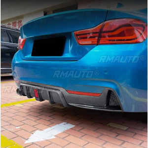 สำหรับ BMW ซีรีส์ 4 รุ่น F32 F33 F36 M Sport ปี 2014-2020 ชุดแต่งสไตล์ MP  ลิ้นกันชนหลัง  ดิฟฟิวเซอร์  ฝาครอบป้องกันกันชน - Product Image 5