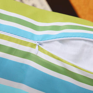 Housses Décoratives Imperméables Carrées à Rayures Brodées pour Coussins <span class=keywords><strong>de</strong></span> Transat, Canapé, Terrasse et Tente <span class=keywords><strong>de</strong></span> Jardin - Product Image 4