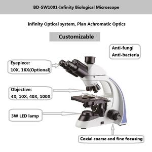 BD-SW1001-Infinity <span class=keywords><strong>40X</strong></span>-1600X光学化合物生物顕微鏡研究および医療研究室用 - Product Image 4