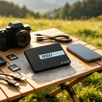 SSD Internal Solid-State Drive 128GB/256GB Antarmuka SATA3 25 inci Kecepatan Baca 400MB/s/Kecepatan Tulis 200MB/s untuk Laptop dan Desktop