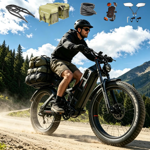 Desde Almacén EE. UU./UE Bicicleta Eléctrica de Montaña Barata para Adultos 60AH 200Km, Bicicleta Eléctrica de Montaña con Llantas Anchas de 26 Pulgadas - Product Image 3