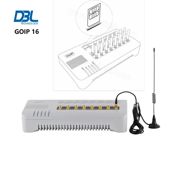 Dbl 16-Kanaals Gsm Voip Gateway (Sms Ondersteuning) GoIP-16