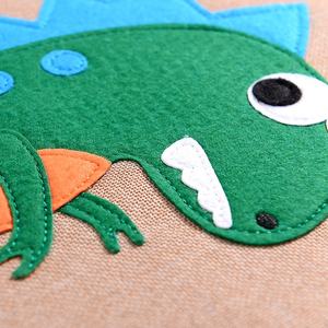 2025年工場出力価格ホーム繊細外観折りたたみ縫い生地子供用おもちゃ収納バケットかわいいデザイン収納ボックス - Product Image 3