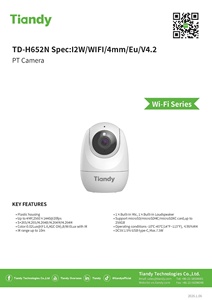 Cámara CCTV Tiandy imou para uso doméstico, serie Wi-Fi, con altavoz y micrófono incorporados, cámara PT, cámara solar WIFI Tiandy - Product Image 4