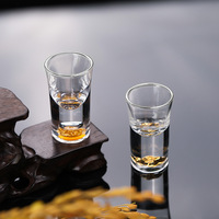 10ml Set gelas Shot kristal dihiasi dengan serpihan emas 24K, gelas Shot kaca Mini untuk wiski Tequila Vodka
