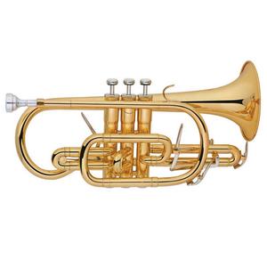 Marea di musica professionale <span class=keywords><strong>oro</strong></span> lacca B flat cornetta - Product Image 1