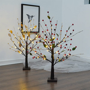 Décorations de Noël très vendues sur <span class=keywords><strong>TikTok</strong></span> pour la maison, veilleuse, arbre de Noël de luxe avec lumière, décorations pour le jour de Thanksgiving - Product Image 4
