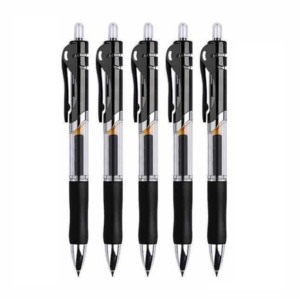 Vente chaude Publicité noir rouge bleu Presse <span class=keywords><strong>Action</strong></span> presse en plastique Stylets Bureau école entreprise Utiliser encre <span class=keywords><strong>gel</strong></span> Stylo - Product Image 2
