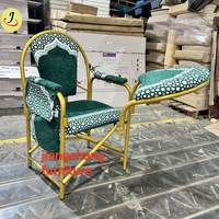 Chaise de prière pliante moderne en métal, nouveau design, pour théâtre, église, mosquée, usage commercial, garantie 3 ans, directement de l'usine