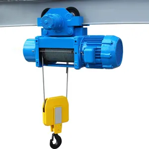 CD1 MD1 2 tấn Mini Electric Wire Rope hoist với điều khiển từ xa